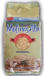 ARROZ INTEGRAL MOLINOS ALA 500GRS