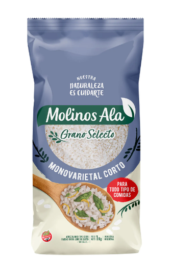 ARROZ MOLINOS ALA MONOVARIETAL CORTO 1KG