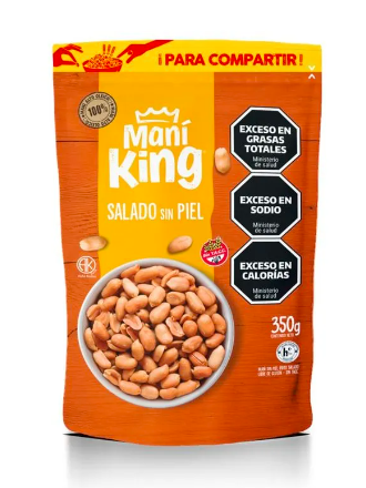 MANI FRITO SALADO KING 350GR