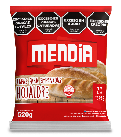 TAPA DE EMPANADA MENDIA HOJALDRE