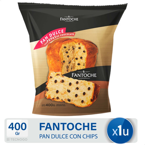 PAN DULCE FANTOCHE SIN FRUTA 400GR