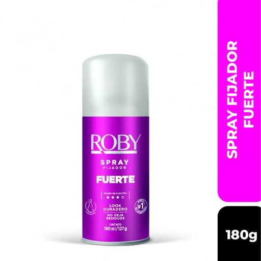 FIJADOR DE CABELLO ROBY FUERTE 180ML