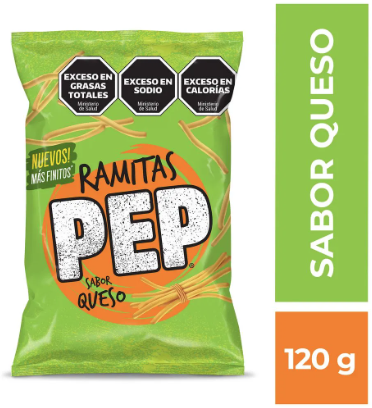 RAMITAS DE QUESO PEP 120GR