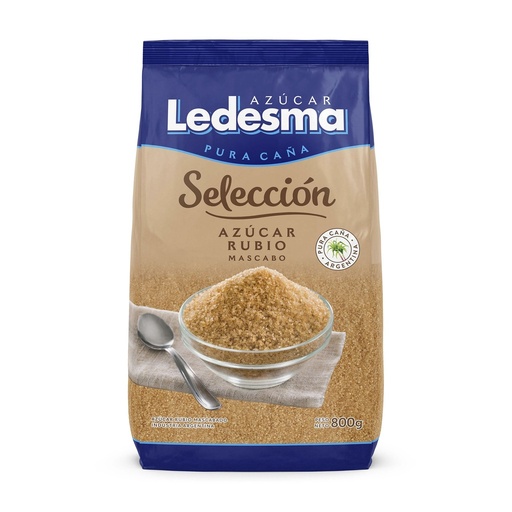 AZUCAR MASCABO LEDESMA RUBIO 800GR