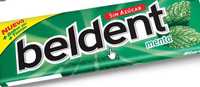 BELDENT CHICLE MENTA