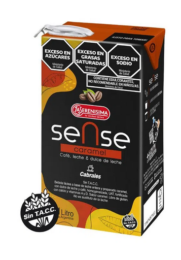 CAFE SENSE LA SERENISIMA SABOR CARAMELO 1L