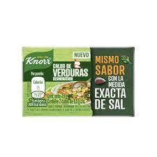 CALDO DE VERDURA KNORR X2UN