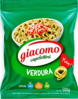 CAPELETTINI GIACOMO VERDURA 500G