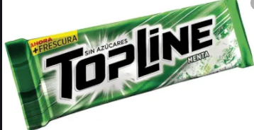 CHICLE TOPLINE MENTA 6,7GR