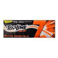 CHICLE TOPLINE SEVEN MANDARINA