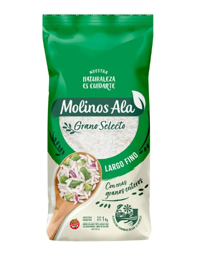 ARROZ MOLINOS ALA LARGO FINO 1KG