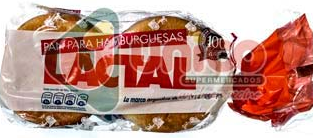 PAN DE HAMBURGUESA LACTAL 210G