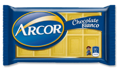 CHOCOLATE ARCOR BLANCO 25GR