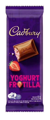 CHOCOLATE CADBURY YOGURT FRUTILLA 82G