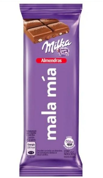 CHOCOLATE CON LECHE MILKA  55GR