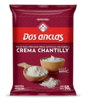 CREMA CHANTILLY DOS ANCLAS