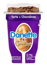 DANETTE CON TOPPING CHOCOLINAS 116GR
