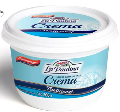 CREMA DE LECHE LA PAULINA TRADICIONAL 200CC