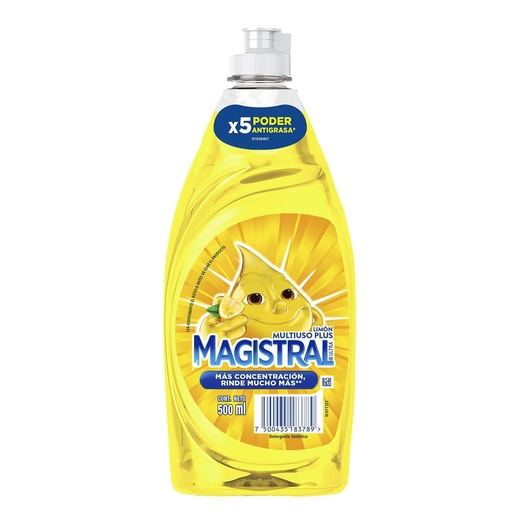 DETERGENTE MAGISTRAL LIMON 215ML