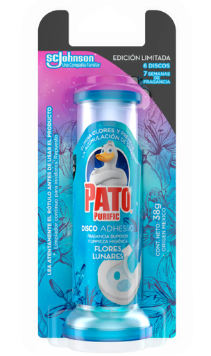 DISCOS ADHESIVOS PATO TROPICAL X6