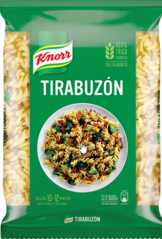 FIDEOS KNORR TIRABUZON 500G