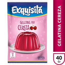 GELATINA EXQUISITA SABOR CEREZA 40GR