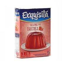 GELATINA EXQUISITA SABOR FRUTILLA 40GR