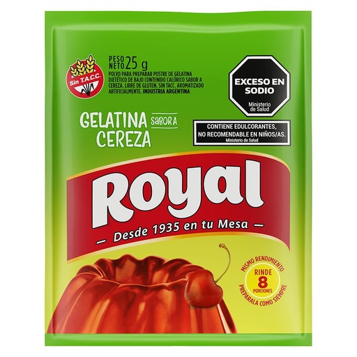 GELATINA ROYAL CEREZA LIGHT