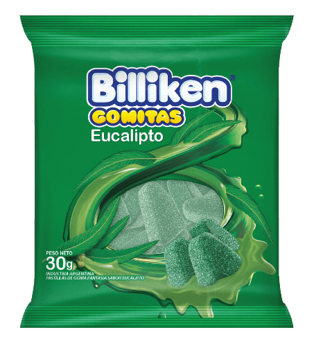 GOMITAS BILLIKEN EUCALIPTO 30GR