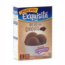 HELADO PARA PREPARAR EXQUISITA CHOCOLATE 55GR