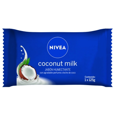 JABON DE TOCADOR NIVEA COCONUT CREMOSO 125GR