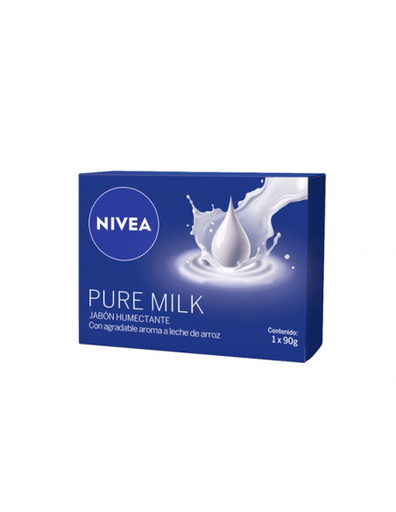 JABON DE TOCADOR NIVEA PURE MILK 90GR