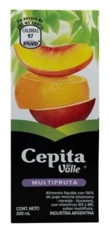 JUGO CEPITA MULTIFRUTA 200ML