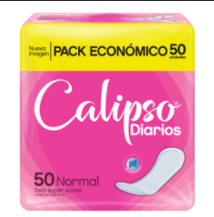 PROTECTORES DIARIOS CALIPSO NORMAL X50