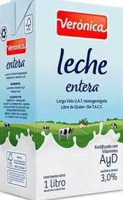 LECHE ENTERA VERONICA LARGA VIDA 1LT