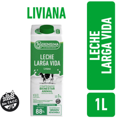 LECHE LA SERENISIMA LARGA VIDA 1% 1L