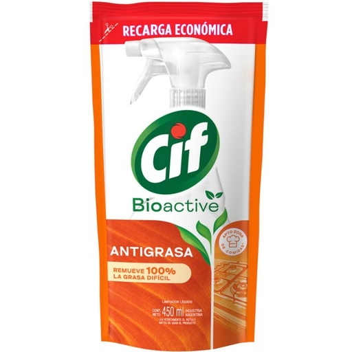 LIMPIADOR ANTIGRASA CIF 450ML