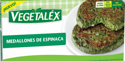 MEDALLON ESPINACA VEGETALEX X300GR