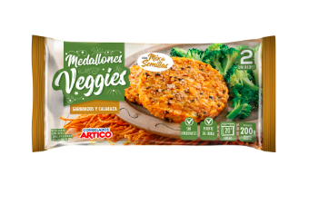 MEDALLON VEGGIE GARBANZO Y CALABAZA ARTICO X2