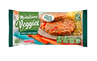 MEDALLON VEGGIE YAMANI Y LENTEJAS ARTICO X2