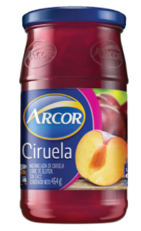 MERMELADA ARCOR CIRUELA 454GR