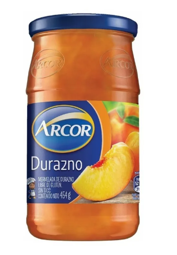 MERMELADA ARCOR DURAZNO 454G