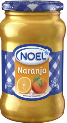 MERMELADA NOEL NARANJA 454G