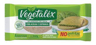 MILANESA DE SOJA VEGETALEX ACELGA Y ESPINACA 4 UNIDADES