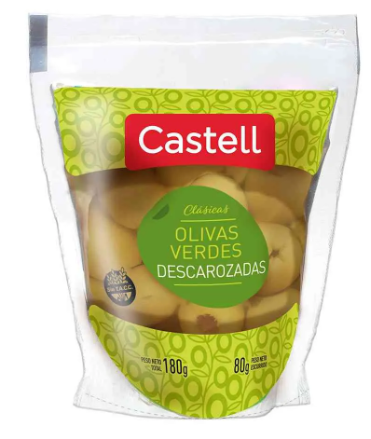 ACEITUNAS EN RODAJAS CASTELL 80GR