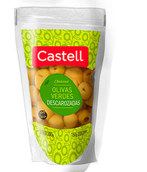 ACEITUNAS VERDES C/CAROZO CASTELL 180GR