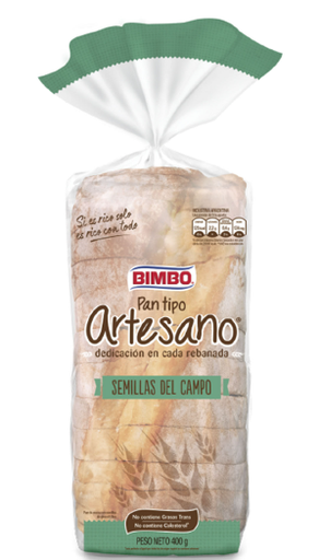 PAN BIMBO ARTESANO CON SEMILLAS DEL CAMPO