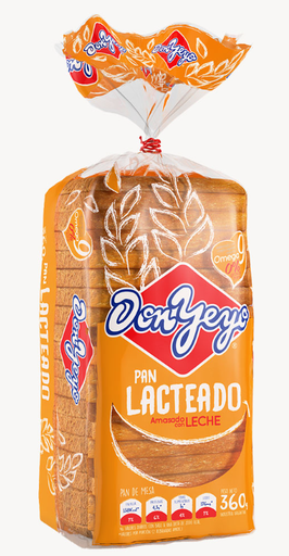 PAN LACTEADO DON YEYO 360GR