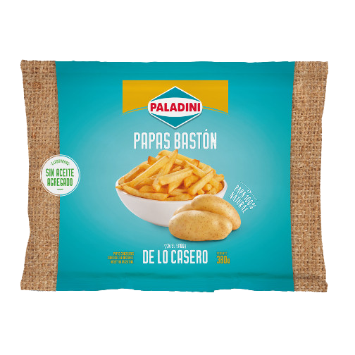 PAPAS CONGELADAS PALADINI  BASTON 380GR