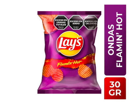 PAPAS FRITAS LAYS FLAMING HOT 30GR